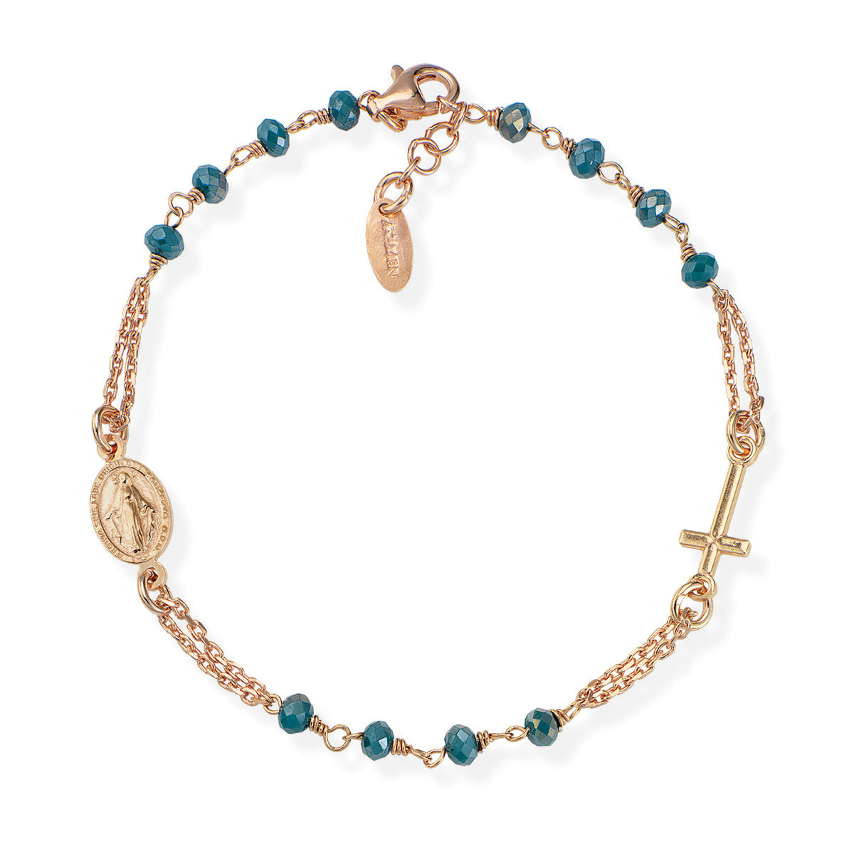 Rosari Con Cristalli | Bracciale rosario | BRORP3