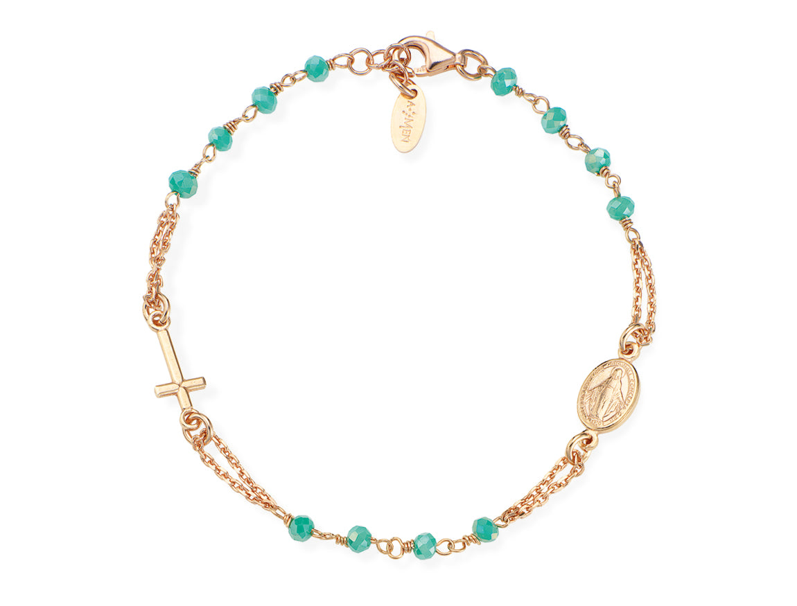 Rosari Con Cristalli | Bracciale rosario | BRORM3
