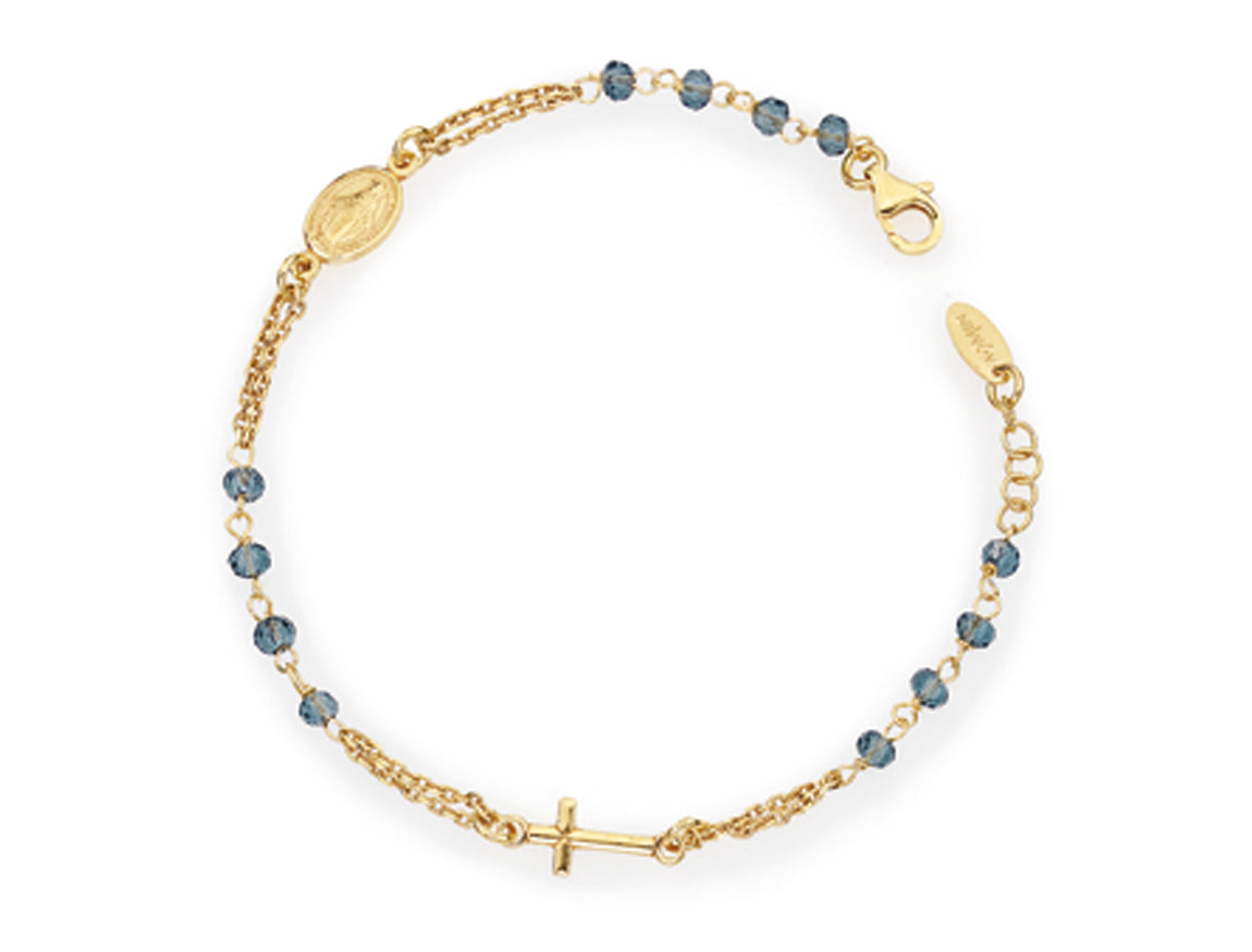 Rosari Con Cristalli | Bracciale rosario | BROGBL3