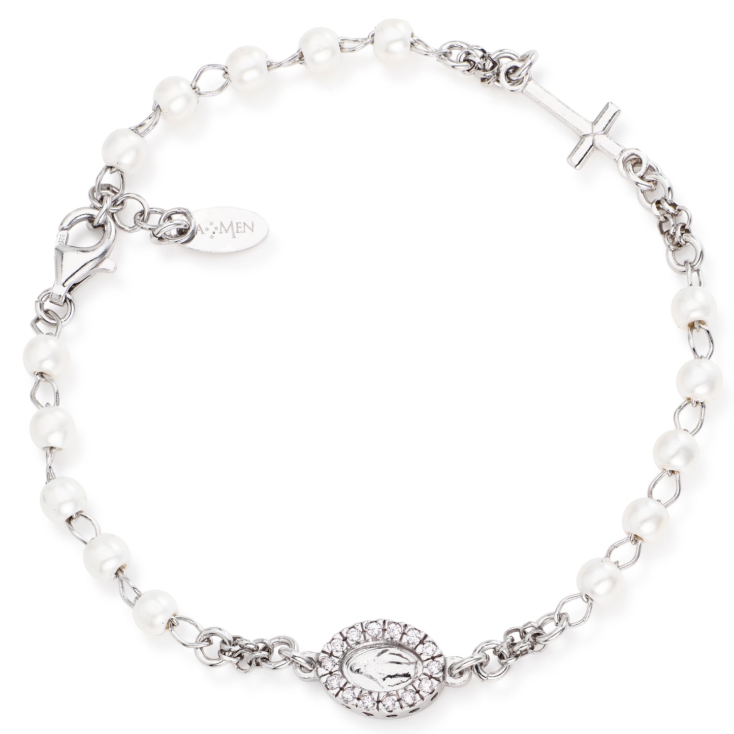Rosari Con Perle | Bracciale rosario | BROBBZ-M3