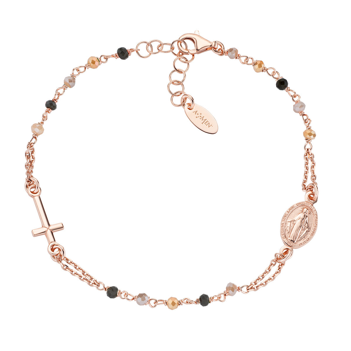 Rosari Con Cristalli | Bracciale rosario | BRO10RMMM3