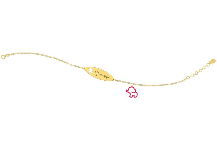Targhetta | Bracciale | NGLD0041