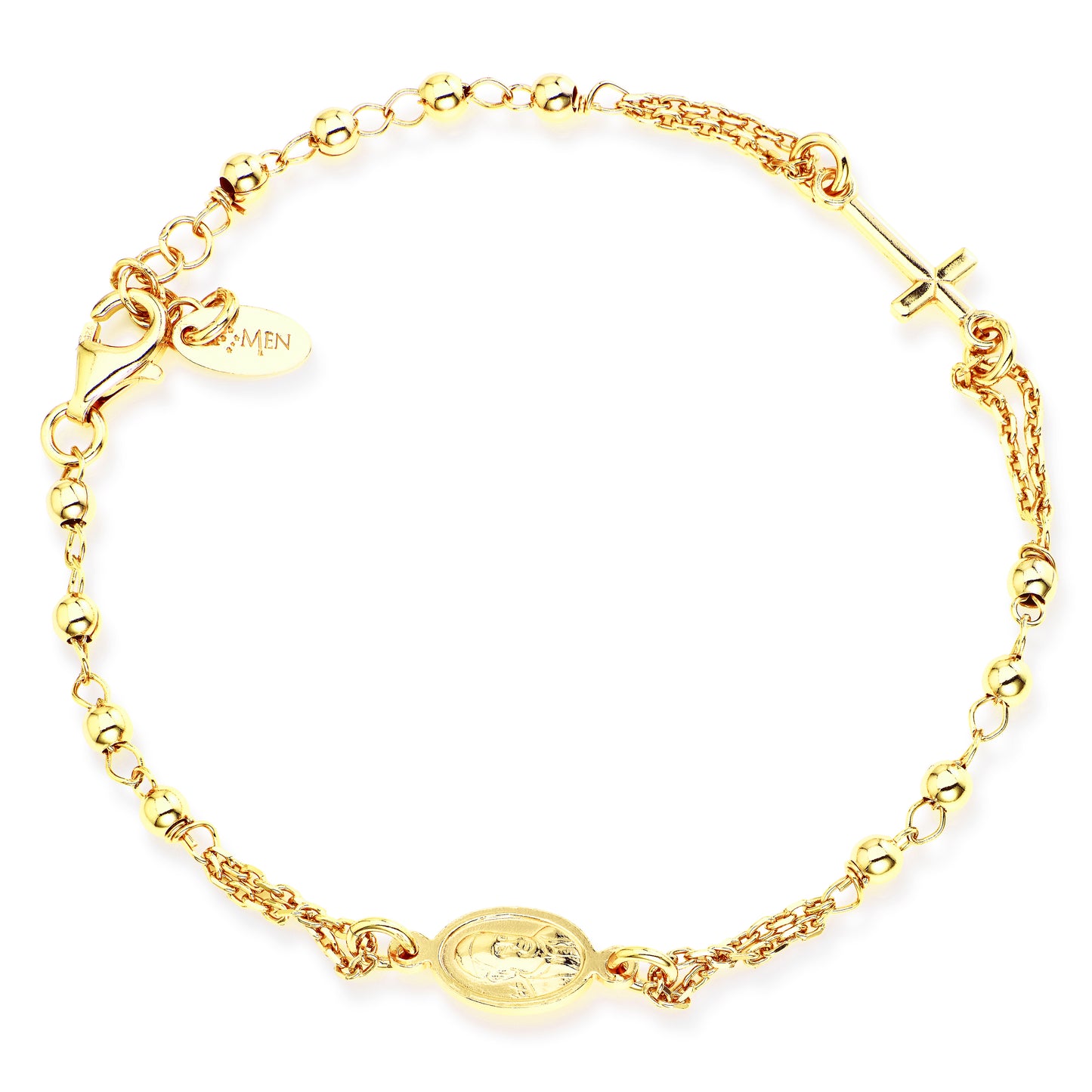 Rosari In Argento | Bracciale rosario | BROG3