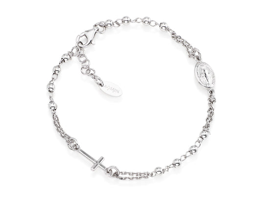 Rosari In Argento | Bracciale rosario | BROB3