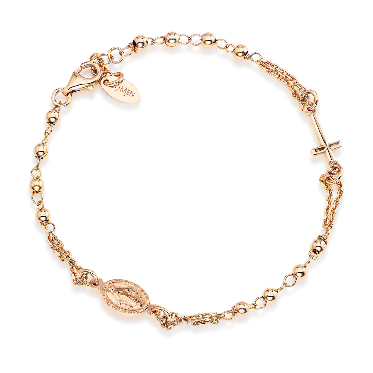 Rosari In Argento | Bracciale rosario | BROR3