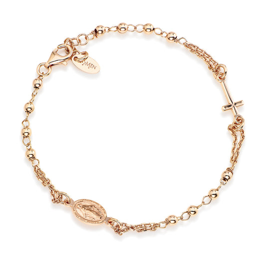 Rosari In Argento | Bracciale rosario | BROR3