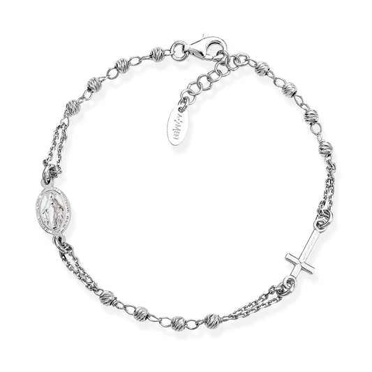 Rosari In Argento | Bracciale rosario | BROBD3