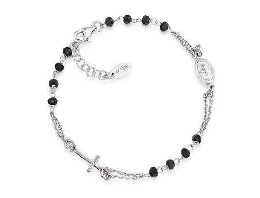 Rosari Con Cristalli | Bracciale rosario | BROBN3