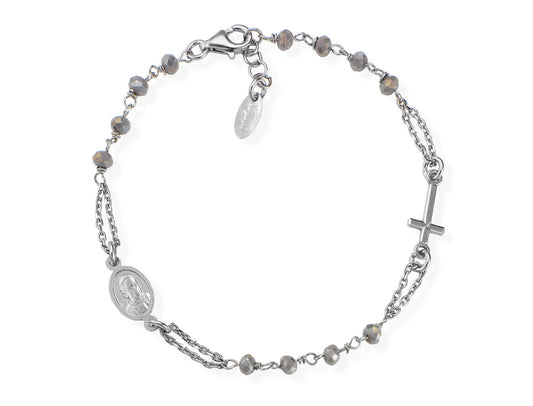 Rosari Con Cristalli | Bracciale rosario | BROBF3