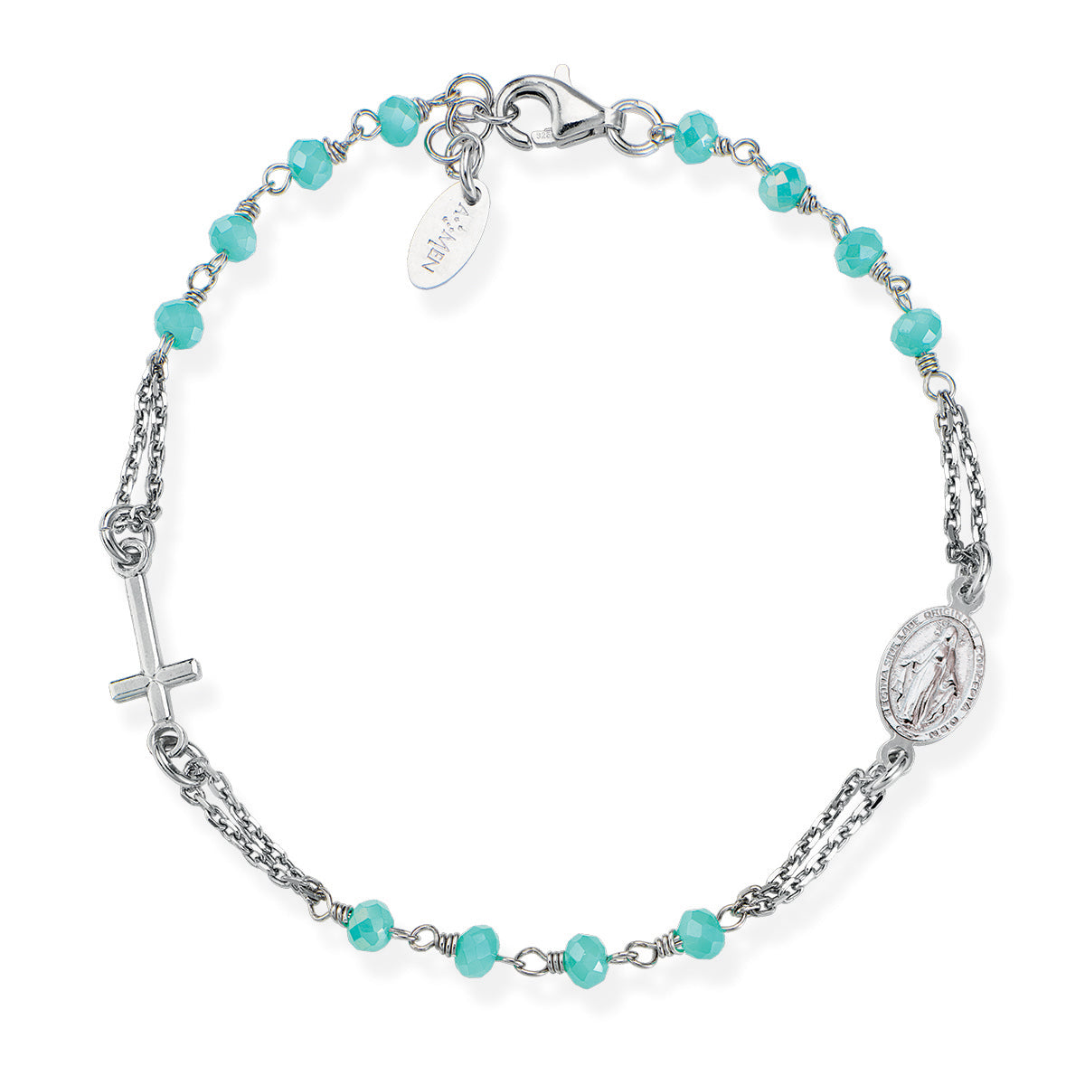 Rosari Con Cristalli | Bracciale rosario | BROBT3