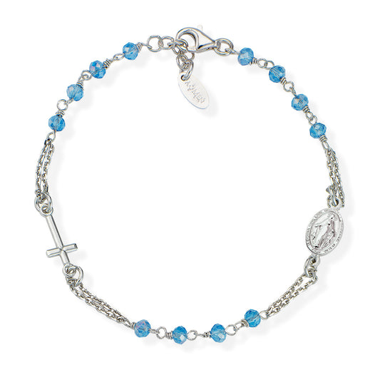 Rosari Con Cristalli | Bracciale rosario | BROBC3