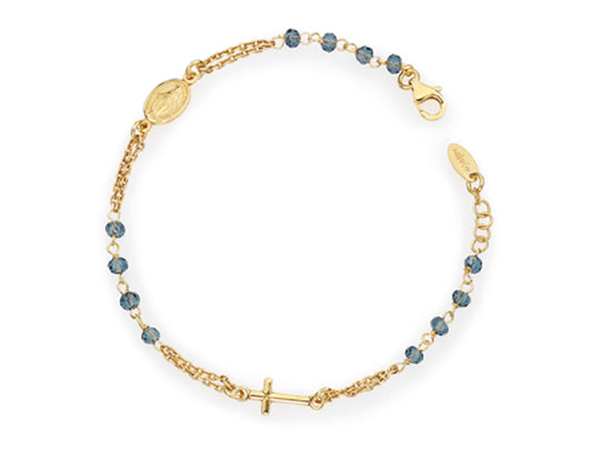 Rosari Con Cristalli | Bracciale rosario | BROGBL3