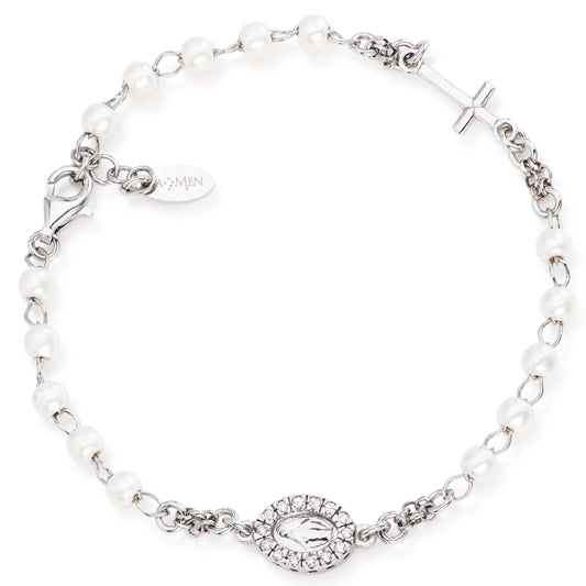 Rosari Con Perle | Bracciale rosario | BROBBZ-M3