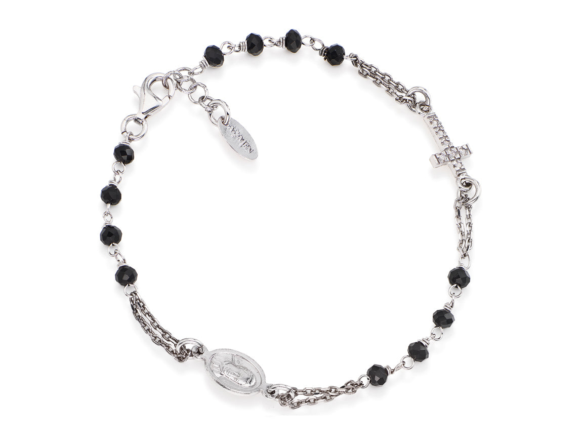 Rosari Con Cristalli | Bracciale rosario | BROBNZ3