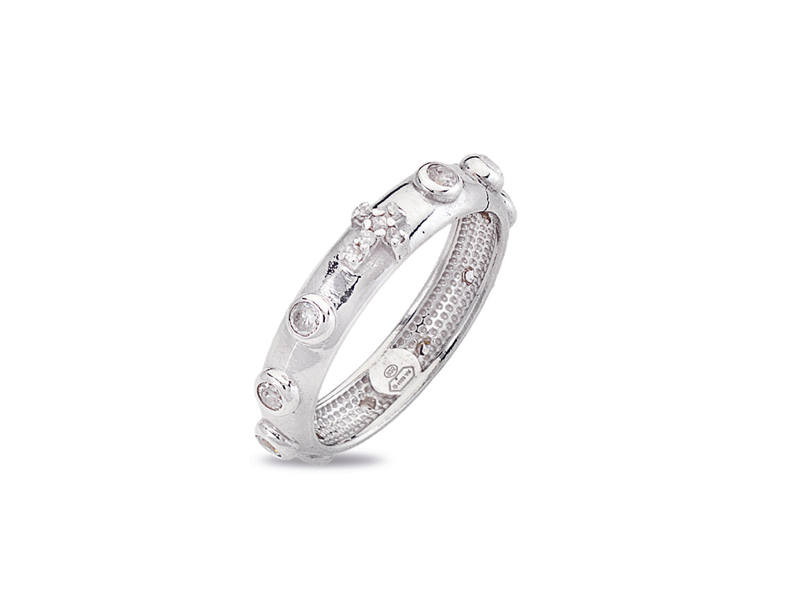 Rosari In Argento | Anello | AROBB-14