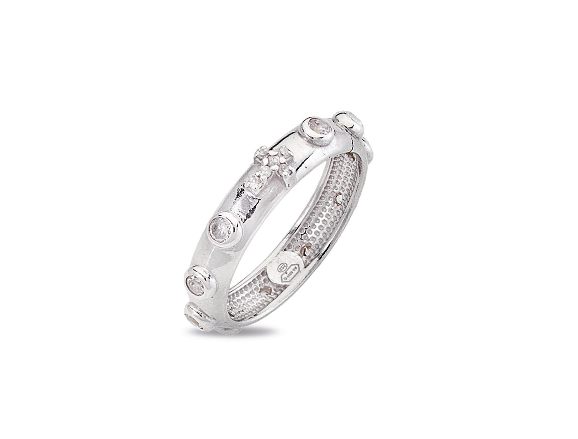 Rosari In Argento | Anello | AROBB-24