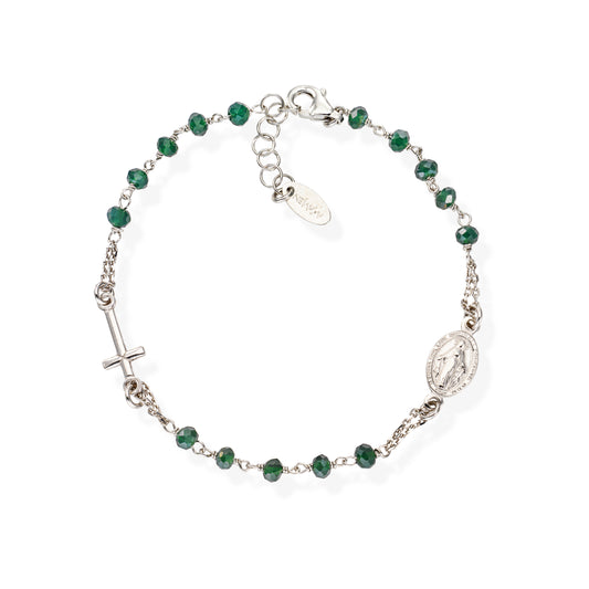 Rosari Con Cristalli | Bracciale rosario | BROBVB3