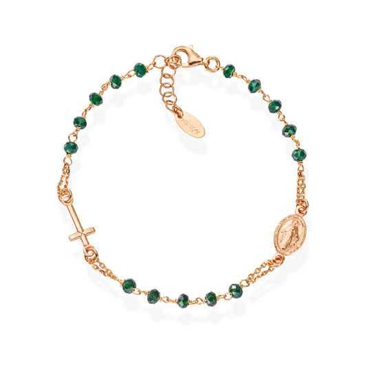 Rosari Con Cristalli | Bracciale rosario | BRORVB3