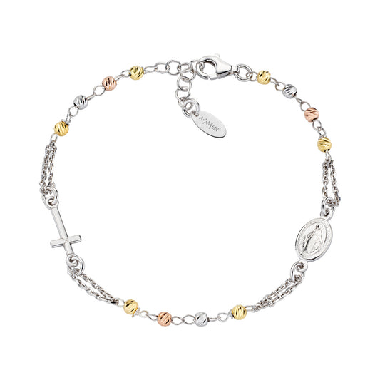 Rosari In Argento | Bracciale rosario | BROBBRGD3
