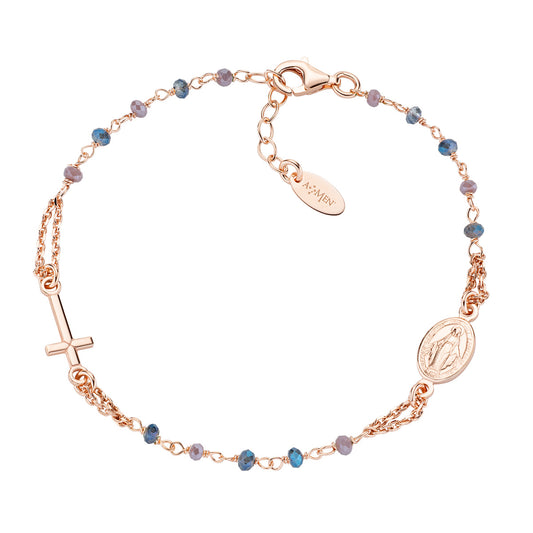 Rosari Con Cristalli | Bracciale rosario | BRO10RBLTO3