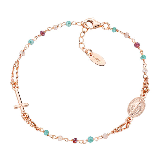 Rosari Con Cristalli | Bracciale rosario | BRO10RRRV3