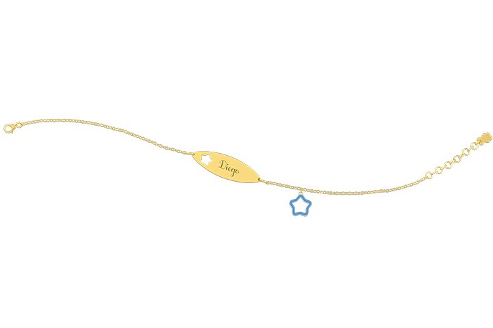 Targhetta | Bracciale | NGLD0047