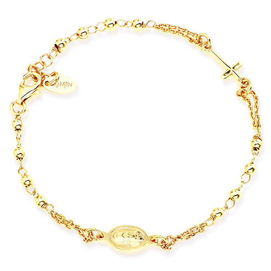 Rosari In Argento | Bracciale rosario | BROG3