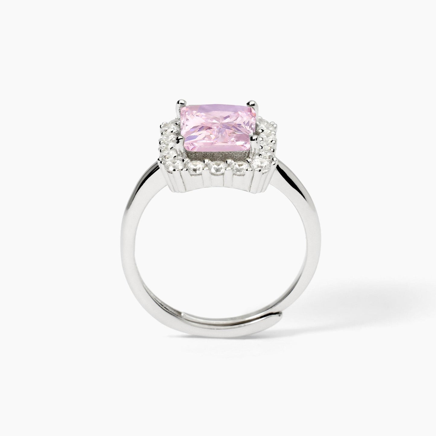 MABINA | Anello in argento con zircone rosa | DESIDERIO INFINITO | 523365