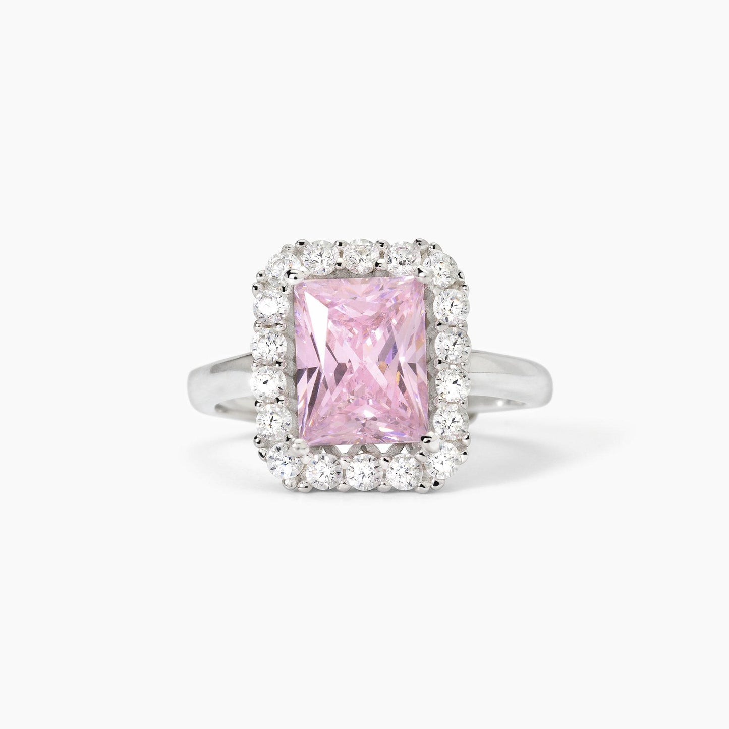 MABINA | Anello in argento con zircone rosa | DESIDERIO INFINITO | 523365
