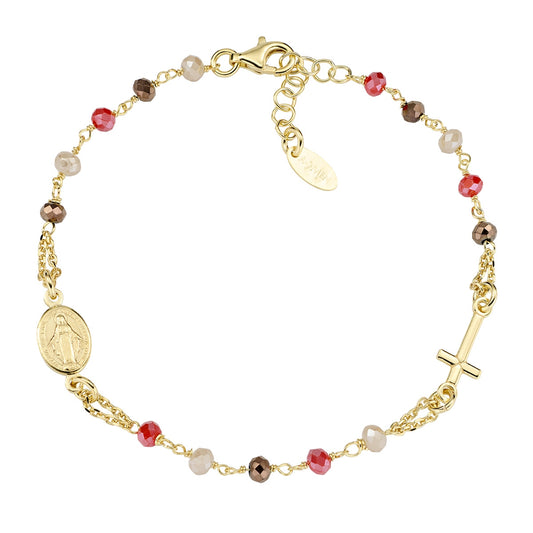 Rosari Con Cristalli | Bracciale rosario | BROGMM3