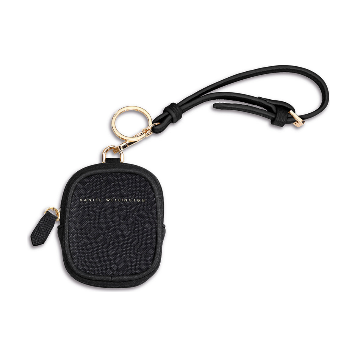Daniel Wellington | Portachiavi | Mini borsa portachiavi nero saffiano
