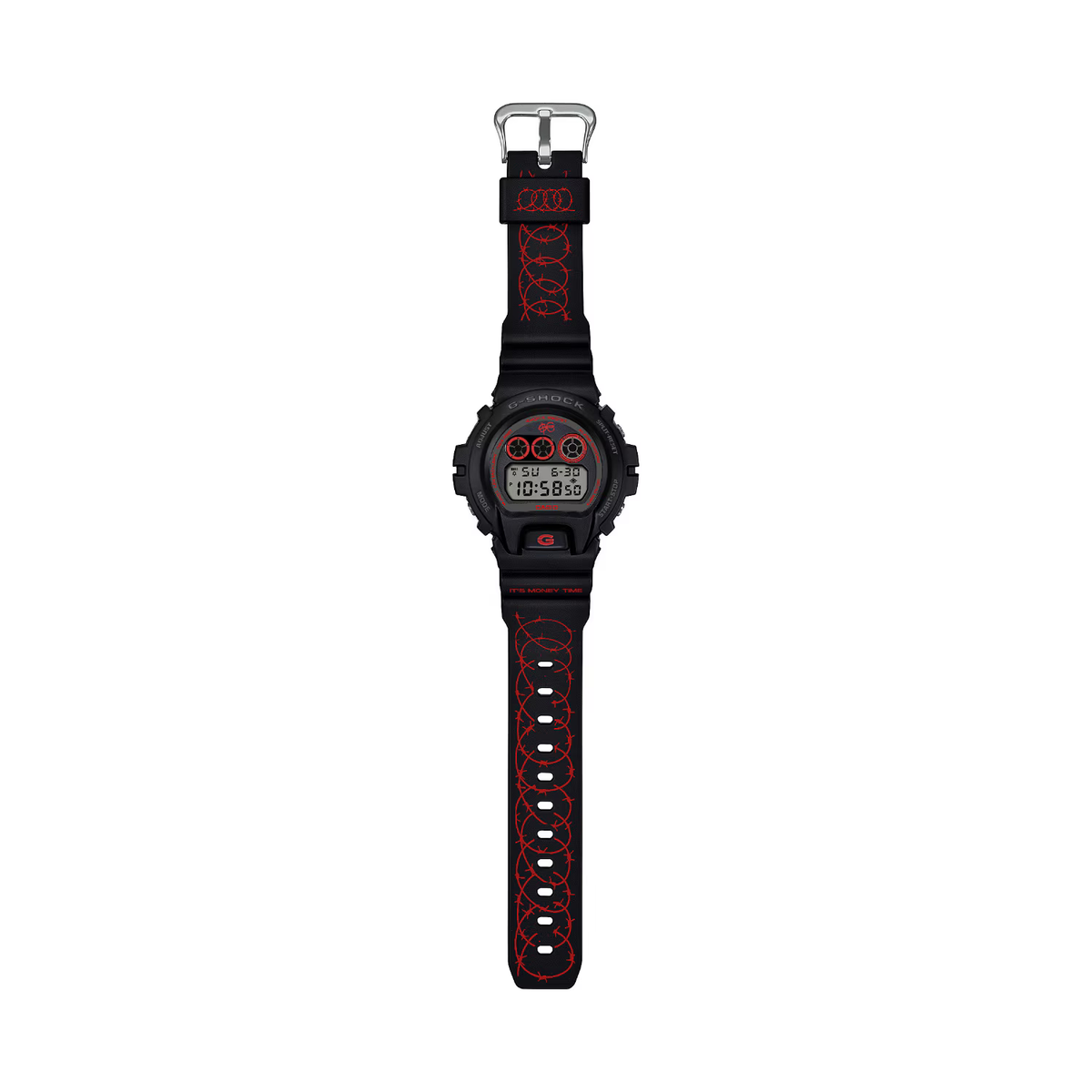Orologio Daniel Wellington Classic Roman Numerals Date Black Croc Belly Silver. Il Classic Roman Numerals Date Black Croc Belly Silver e' una raffinata evoluzione del nostro orologio Classic. La cassa da 40 mm in acciaio inossidabile 316L lucido color argento incornicia un quadrante bianco opaco con audaci numeri romani, un cerchio interno leggermente impresso e un datario accuratamente posizionato a ore 6. Le sorprendenti lancette blu creano un vivido contrasto che rimane elegante e discreto.