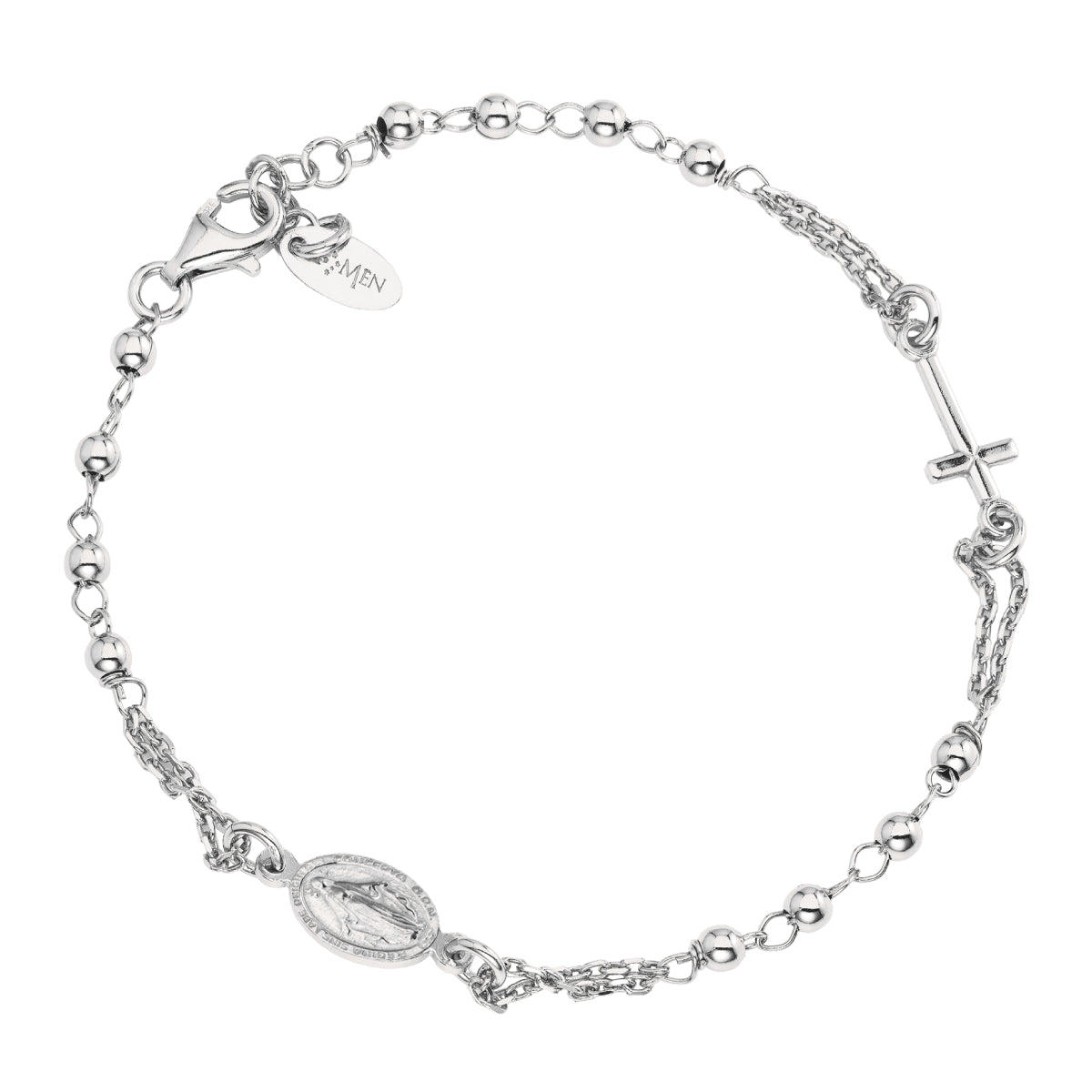 Rosari In Argento | Bracciale | BRO20B3