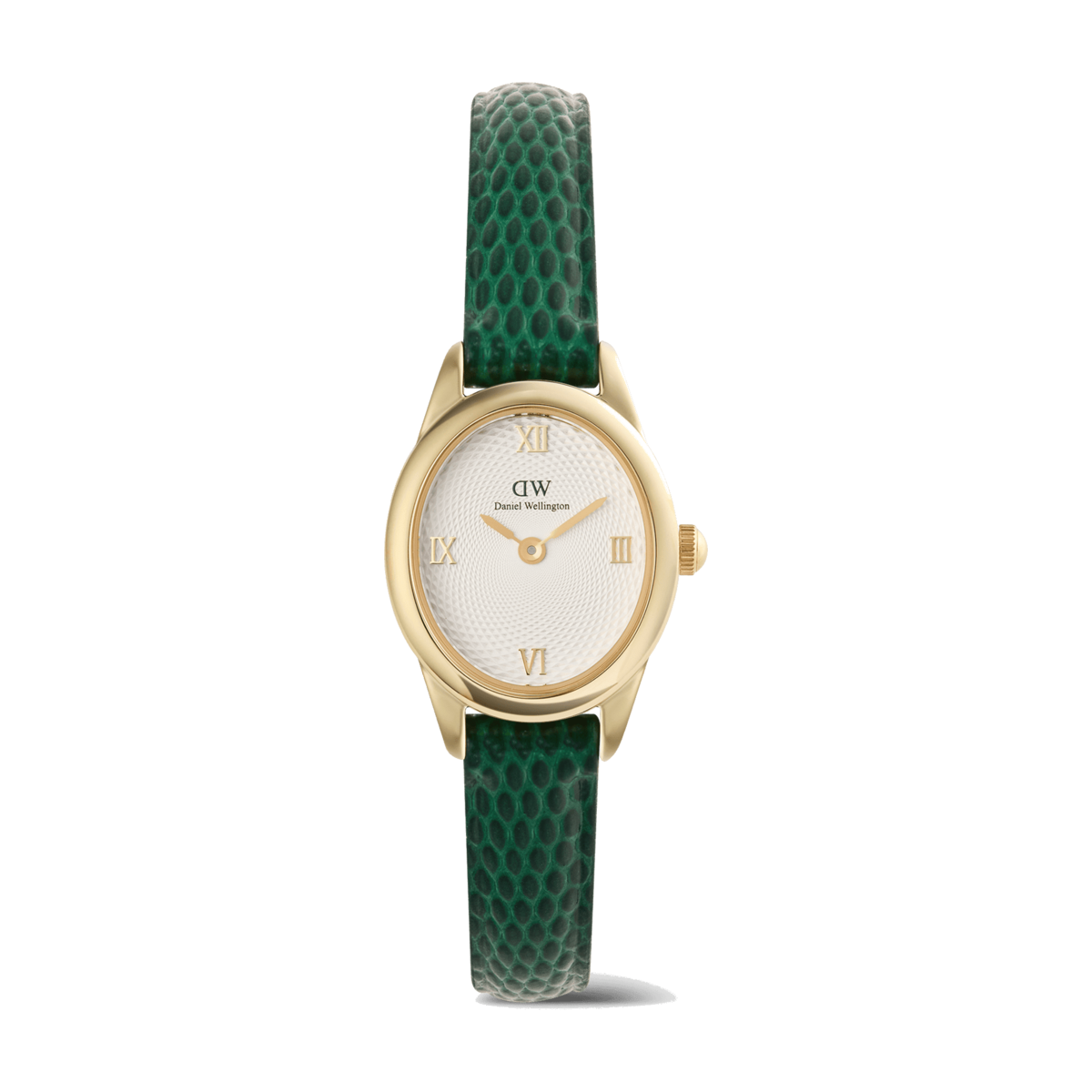 Daniel Wellington | Orologio | Ophelia Mini Green Lizard White Guilloche' Gold