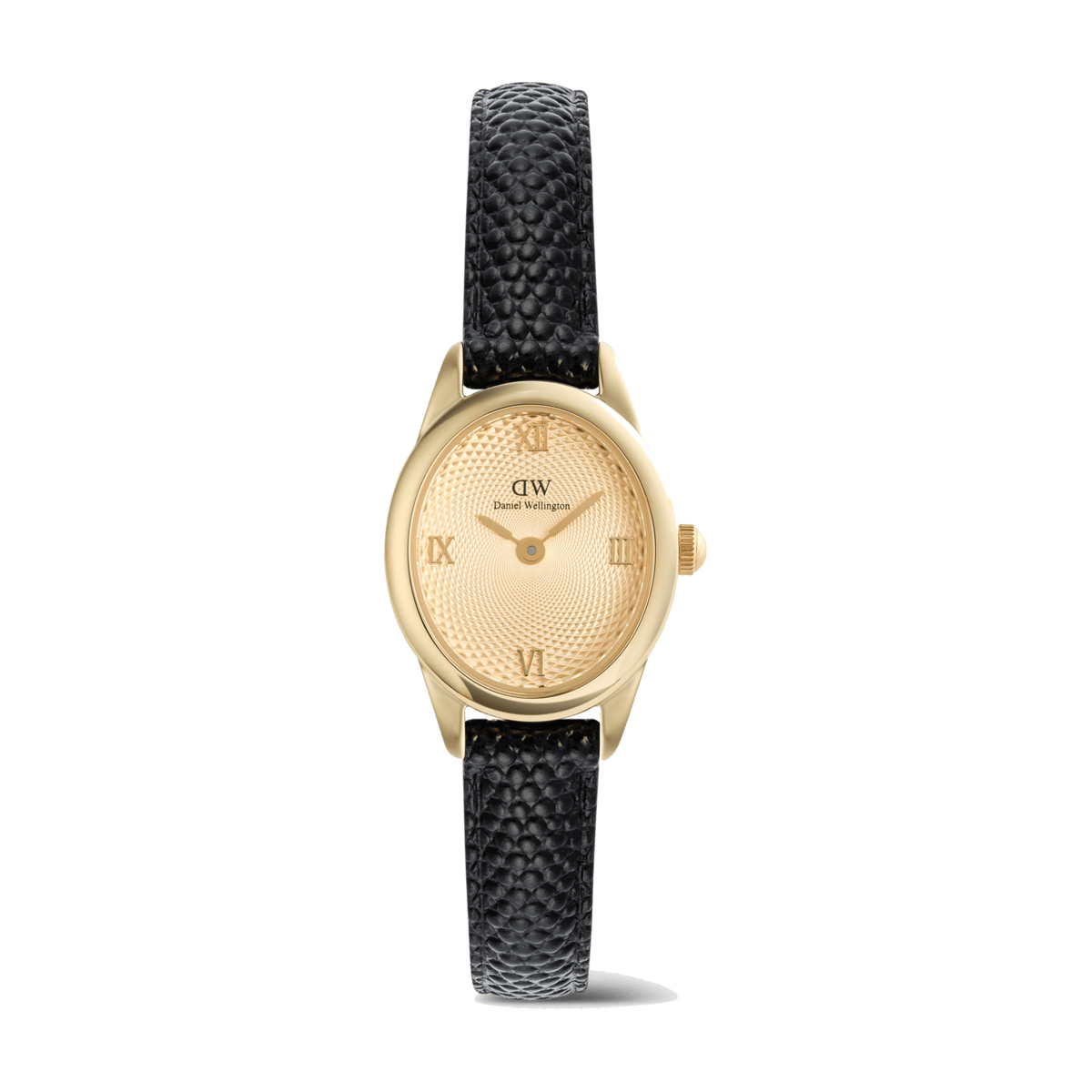 Daniel Wellington | Orologio | Ophelia Mini Black Lizard Unitone Guilloche' Gold