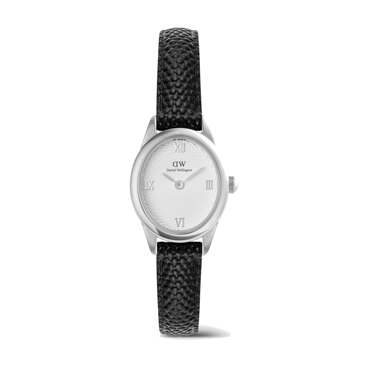 Daniel Wellington | Orologio | Ophelia Mini Black Lizard White Guilloche' Silver