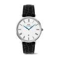 Daniel Wellington | Orologio | Classic Roman Numerals Date Black Croc Belly Silver