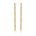 Orecchini multi-chain Falling Star da donna in acciaio Breil inossidabile lucido con finitura PVD oro 14K, con 4 catene Snake che creano un effetto multistrato a cascata dal design fluido e contemporaneo.