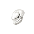 Anello da donna Breil della collezione Petra, in acciaio color argento, misura 18.