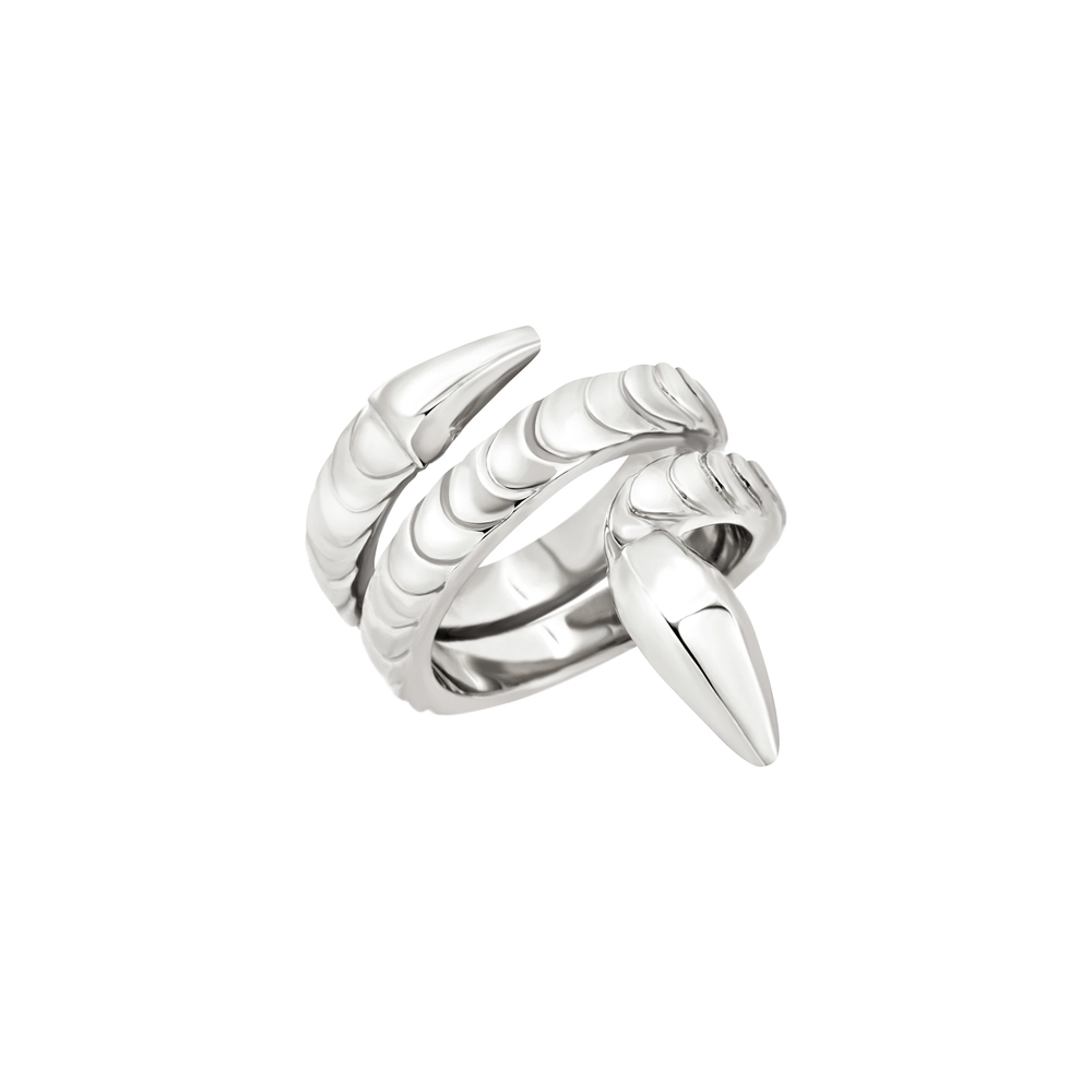 Anello da donna Breil della collezione Hypnotic, in acciaio color argento, misura 16.