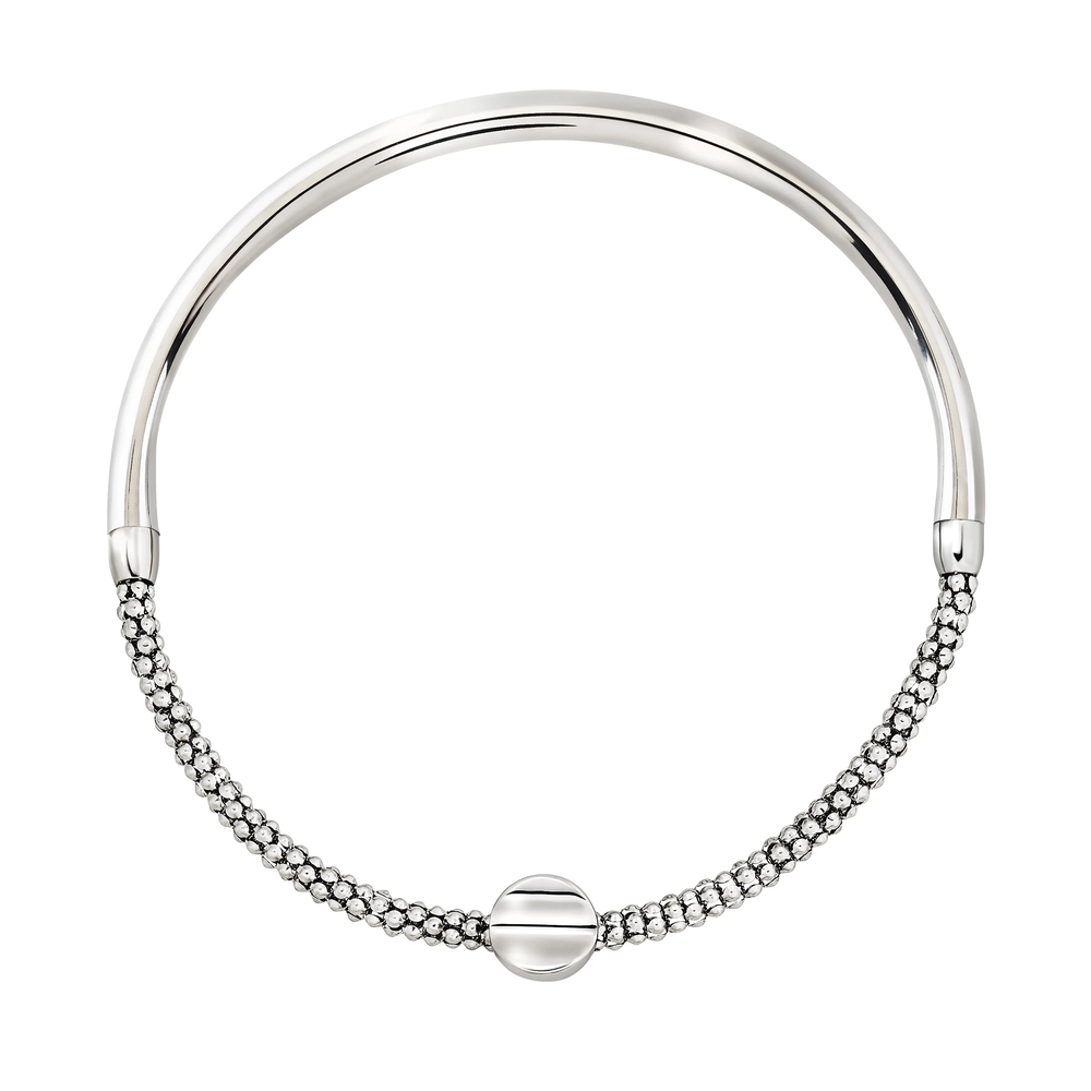 Collana Magnetica System da donna in acciaio Breil inossidabile lucido, composta da due elementi versatili e intercambiabili.