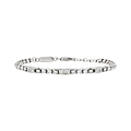 Bracciale da uomo Breil della collezione Eterna, in acciaio color argento.