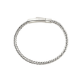 Bracciale da uomo Breil della collezione Holt Ext, in acciaio color argento, misura M.