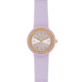 Hero.DOT Bezel Glam e' l'orologio da donna Hip Hop con lunetta impreziosita da cristalli e corona e chiusura .DOT gold.
