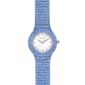 L'orologio Hip Hop Shimmer Crush reinterpreta il tessuto lurex, storicamente associato all'alta moda.