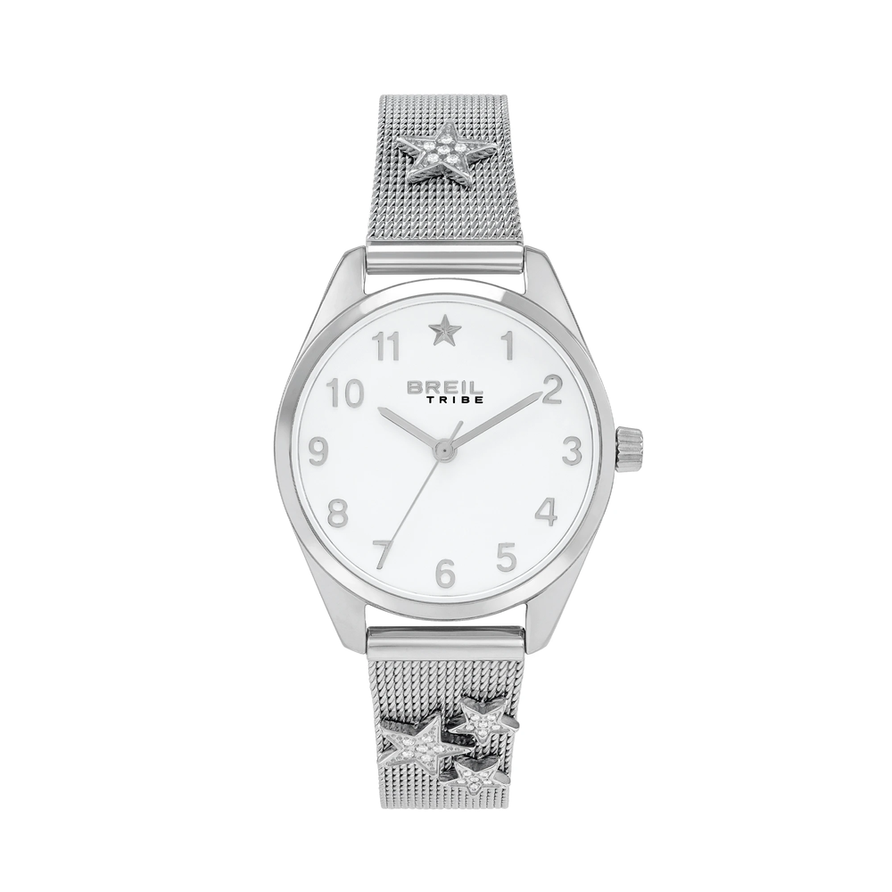 Orologio donna solo tempo, cassa in acciaio da 30 mm.