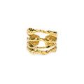 Kidult | anello in acciaio 304 pvd giallo | style 104 | 821008