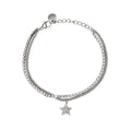 Kidult | bracciale in acciaio 316l cristalli | style 100 | 831310