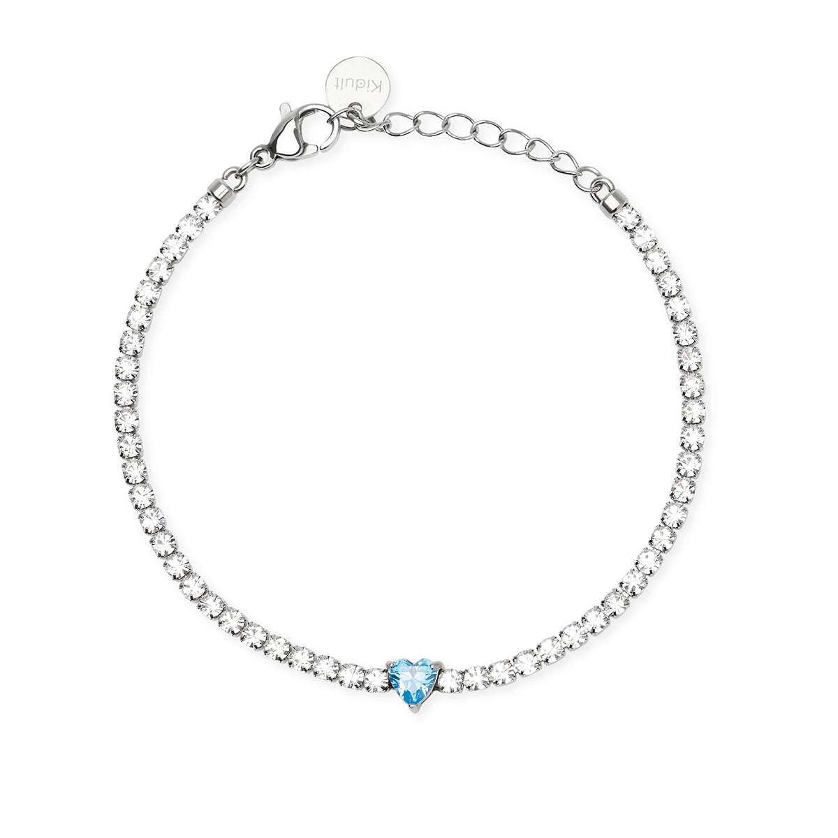 Kidult | bracciale in acciaio 316l cristalli zirconi | style 102 | 831314