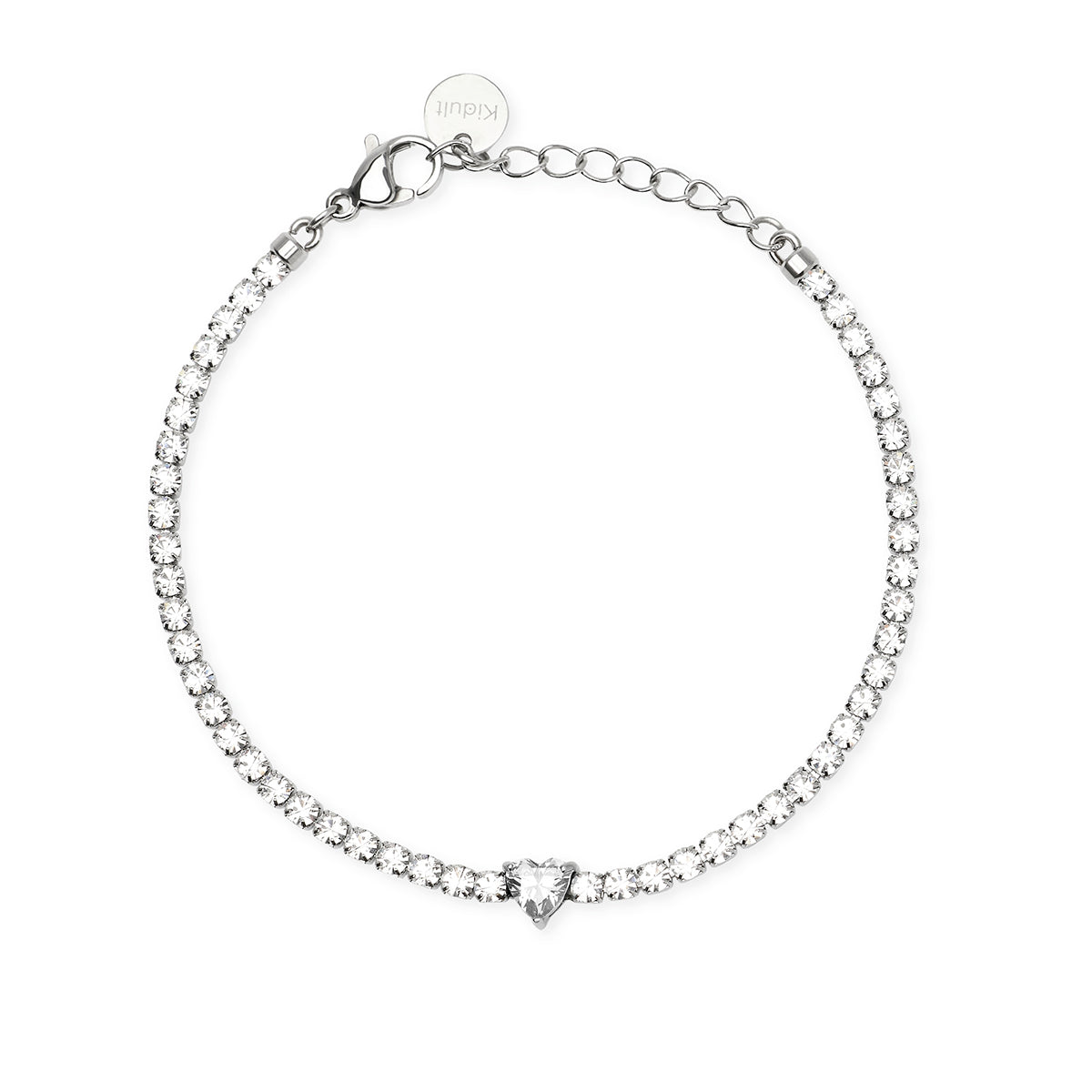 Kidult | bracciale in acciaio 316l cristalli zirconi | style 102 | 831315